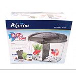 Takes up little space, making it ideal for any room or decor. Includes 1/2 gallon aquarium and lid with feeding door and aqueon betta food and betta bowl plus samples. Also includes betta divider for 2 betta in one aquarium. Decorative plant and gravel in