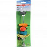 Treat and snack holder toy with 4 bites included Ideal for guinea pigs, chinchillas, rabbits, and other small animals Great for fruits and vegetables