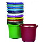 Perfect space saver for farm and home use. Features a low wide shape with an extra wide top, making it ideal for calf feeding. Heavy galvanized fittings, made with fortalloy rubber polymer alloy to resists cold weather cracking.