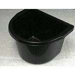 Innovative and practical over the fence and on the wall feeder with multi adjustable heavy duty galvanized L-shape brackets. For Horses and Livestock. Adapts to most stable feeding needs. Dimensions: 14 x 17 Top x 11 Height.