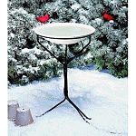 This plastic Bird Bath is designed to keep water ice-free all winter long, and has been tested in -20°F conditions. The unit is thermostatically controlled, and 20