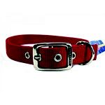 Hamilton's Deluxe dog collar is made from double thick premium 1 inch nylon and the finest and strongest hardware available.Deluxe Double Thick Dog Collar