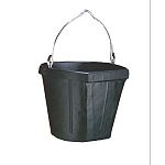 Uses: watering, feeding, maintenance and general-purpose use around farm, home or industry. Super strong top flange with ribs for added strength. Resists collapsing from weight of liquids and the normal abuse by horse. Handy bottom handgrip for easier pou