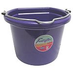8 quart capacity flatback bucket.
