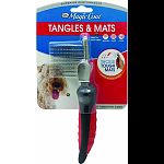 Ideal for medium, long, and curly coats Works great on stubborn mats and tangles Comb blades tackle unmanageable mats efficiently while maintaing coat s length