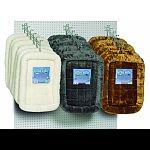 Pegboard or slatwall display hooks for quiet time pet beds. Each peghook is 19.375in deep and 11.25in high. 8 peghooks per carton. Six 22in to 36in beds fit on one peghook; 42in to 54in beds require two peghooks. For display purposes.