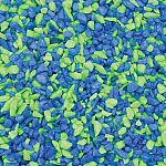 Premium fresh water aquarium aggregates. Blue and green.