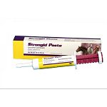 Strongid (pyrantel pamoate) paste is a potent equine wormer containing pyrantel. Strongid paste removes and controls most common and damaging internal parasites including bloodworms, small strongyles, etc. Strongid paste is a pale-yellow-to-buff paste con