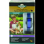 Waterproof. Low-spray indicator. Adjustable for neck size up to 20 inches.