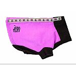 Fits dogs: 15 to 17 inch in length and up to 20.5 inch girth. Exclusive collar to tail closure makes fido fleece coats easy to put on and take off. Designed to follow a dog s body contour to prevent twisting and stepping out of the coat. Covers, warms and