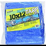 8x8 weave count, 5-6 mil Uv resistant top coating, weather resistant polyethylene coating Rustproof grommets on each corner and approximately every 3 feet around the hem Double-stitched or heat sealed hems Poly roping in hem all around Reinforced corners