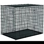 Specifically designed for the largest of dogs. Double doors provide convenient access front and rear. Heavy duty, drop-pin construction.