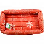 Polyfiber-filled bolsters with cushioned base Fabric repels pet stains, dirt, oils & liquids Looks newer and stays cleaner longer Ideal for crates and carriers Safe for pets machine washable