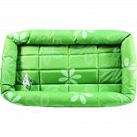 Polyfiber-filled bolsters with cushioned base Fabric repels pet stains, dirt, oils & liquids Looks newer and stays cleaner longer Ideal for crates and carriers Safe for pets machine washable