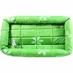 Polyfiber-filled bolsters with cushioned base Fabric repels pet stains, dirt, oils & liquids Looks newer and stays cleaner longer Ideal for crates and carriers Safe for pets machine washable