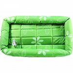 Polyfiber-filled bolsters with cushioned base Fabric repels pet stains, dirt, oils & liquids Looks newer and stays cleaner longer Ideal for crates and carriers Safe for pets machine washable