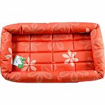 Polyfiber-filled bolsters with cushioned base Fabric repels pet stains, dirt, oils & liquids Looks newer and stays cleaner longer Ideal for crates and carriers Safe for pets machine washable