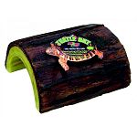 Zoo Med's Turtle Hut works great on land or in water. It is a natural looking half log shelter for aquatic turtles, box turtles or land tortoises. Inert material means it won’t mold and it is easy to sterilize.