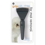 The Dematting Rake for dogs and cats is an essential grooming tool for any dog owner who has a dog that gives regular mats in their fur. Rake works well on various dog breeds: collies, shepherds, shetland sheepdogs, retrievers, afghans, poodles, old engli