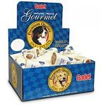 Stuffed sterilized shin bone for dogs. A canine favorite, these bones are delicious and safe. Approx. 3.5 inches.