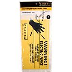 Identifies electric fences.