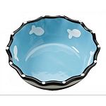 Nice contemporary design with ruffled edges.