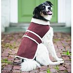 A fresh new look to the classic shearling coat. Featuring faux suede with sherpa lining and decorative metal buttons. Featuring faux suede with sherpa lining and decorative metal buttons. 100% polyester. Machine washable.