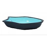 This fun, fish shaped, ceramic pet bowl will give your pampered pet the perfect place to eat or drink