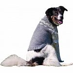 Soft angora-like sweater knit with a classic faire isle pattern Machine washable