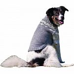 Soft angora-like sweater knit with a classic faire isle pattern Machine washable