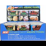 The latest in aquatic pet nutrition and convenience Cooked in the can, which locks in the flavor and freshness, while also softening the exoskeleton for easier digestion Pop display with 18 mixed cans Contains 6 cans of each bci#s 690117, 690110, 690109