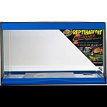 Reptile terrarium in designer colors with sliding screen top