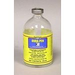 Indicated for treatment of upper respiratory infections, shipping fever complex, and blackleg in beef cattle. The powerful antibiotic is referred to as long-lasting penicillin. It helps to reduce the time, labor, and stress of frequent injections. For bee