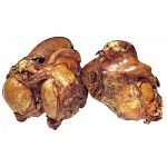 Mammoth beef knuckle is cleaned and lightly smoked to make a natural chew treat that's big enough for large dogs. Helps keep your dog's teeth clean and encourages healthy chewing.