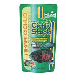 Hikari Cichlid Staple is an economical, daily diet for cichlids as well as other large tropical fish. It contains all the basic nutrition your fish needs to stay healthy. High in stabilized vitamin C, Hikari Cichlid Staple promotes resistance to stress.