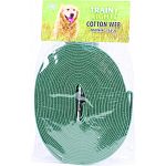 Perfect for introducing and teaching recall cues Great for teaching distance with cues Snap easily attaches to collars and harnesses Not for tie out