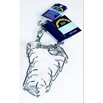 Exclusive herm. Sprenger scissor snap is a unique, quick release snap which can be operated using only one hand Interlocking links, each link equipped with two blunt prongs Slips over dog s head for easy on, easy off Slightly beveled, polished prong tips