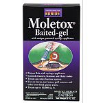Newly developed bait and delivery system finally provides guaranteed Mole control. The bait mimics natural food in tast, smell and texture. The syringe injector system delivers pre-measured doses directly into tunnels.