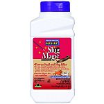 All weather formula makes slugs disappear. Biodegradable and safe for use around pets and wildlife, worms and beneficials. Can be used in fruit / vegetable gardens up to the day of harvest. One pound treats 1,000 square feet. Remains effective after rain.