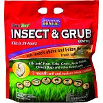 Only one application controls insects both above and below the soil surface. Fast acting, season long control of grubs, cranefly, billbugs, chinch bugs, weevils, ticks, fleas, and many more! Protects from top to bottom, with a wide application window so t