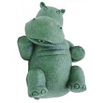 A classic way to accentuate and add visual amusement to your water garden. Produces soothing sounds of steady trickling water. Provides essential aeration to pond water. Made of durable polyresin material and finished with crack-resistant paint. Lightweig