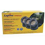 Extremely compact and can be used almost anywhere, in or out of the water, to produce stunning light effects. Kit includes 3 lights with 12 led bulbs in each light, 3-way splitter, and a 12-volt transformer with automatic light sensor. Energy efficient an