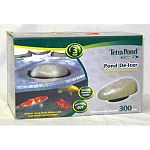 TetraPond water garden experts have developed its newest addition to its product line dedicated to the health of pond fish: the TetraPond De-Icer, a winter survival solution for fish. Uses 300 watts and is effective in temperatures as low as -20°F.
