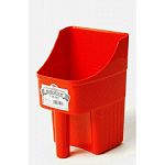 Enclosed Feed Scoop - Perfect for Supplements, Feed, and Seed - Durable Plastic Design, Built to Last - Built-In Graduation Marks for Easy Measuring - Ergonomic Handle for Comfort. 3 quarts.