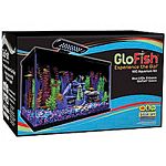 Includes everything you need to get started and be successful. Kit includes a 20 x10 glass aquarium & canopy, whisper internal filtration, medium filter cartridge, and 24 blue led light.