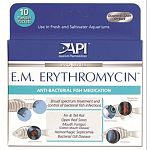Broad spectrum treatment and control of bacterial fish infections such as: hemorrhagic septicemia; fin and tail rot; mouth fungus (cotton mouth disease); open red sores; bacterial gill disease in freshwater and saltwater aquariums.