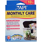 Complete all-in-one product for improving and simplifying the effectiveness of the monthly aquarium water change. No measuring, just pour! Pre-measured monthly water treatments in a single dose format Simplifies aquarium maintenance, keeps aquarium clean