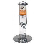 Attracts a variety of birds. Includes nyjer ports to convert to thistle. Easy to fill and clean.