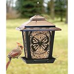 Gorgeous hopper style bird feeder with a classic butterfly design.