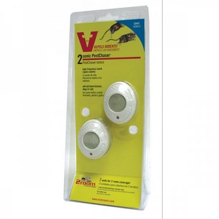Victor Sonic Mini PestChaser Ultrasonic Rodent Repellent - 2 pk.